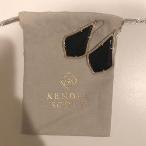 Kendra Scott black stone earrings